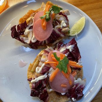 Afuri - Crispy chicken gyoza tostada - Ramen Near Me - Los Angeles, California