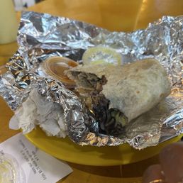 Chopped brisket Burrito Chopped brisket Burrito