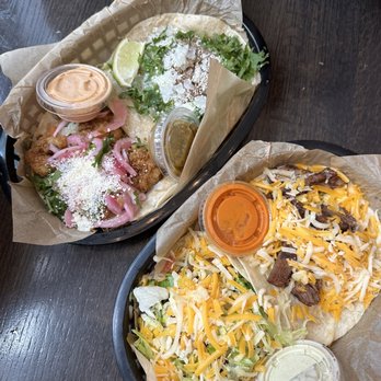 Torchy's Tacos - Breakfast steak, fried chicken, carnitas and shrimp - Tacos Near Me - Austin, Texas