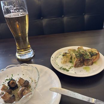 Retro Polish Restaurant - Grilled Mushroom - Polish Near Me - Brooklyn, New York