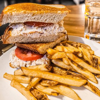Nick's Seafood Restaurant - Crab sandwich with fries - Seafood Near Me - Pacifica, California Nick's Seafood Restaurant - Crab sandwich with fries - Seafood Near Me - Pacifica, California