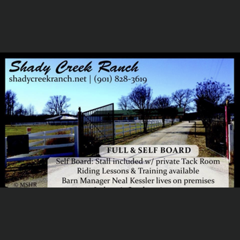 Shady Creek Ranch - Boarding, horse motel, horse training - Horse Boarding Near Me - Arlington, Tennessee Shady Creek Ranch - Boarding, horse motel, horse training - Horse Boarding Near Me - Arlington, Tennessee