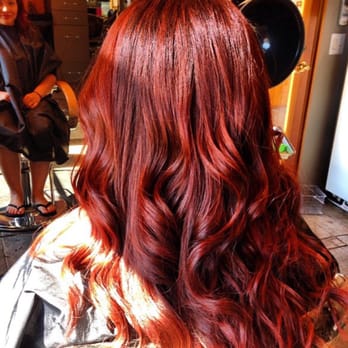 Natalie Pittman - Color correction from black to a mahogany red - Hair Stylists Near Me - Las Vegas, Nevada Natalie Pittman - Color correction from black to a mahogany red - Hair Stylists Near Me - Las Vegas, Nevada
