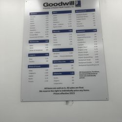 Goodwill Industries - prices