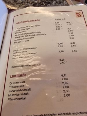 Menu photo 1 Café Säulingblick Schwangau, BY