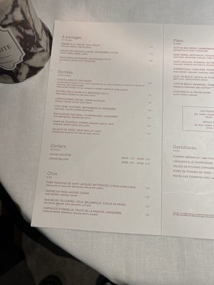 Menu photo 4 Girafe Paris, 75 Menu photo 4 Girafe Paris, 75