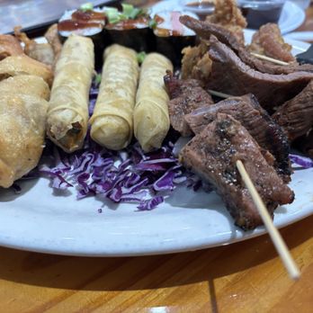 Back Home In Lahaina - Sampler Luau Platter - Hawaiian Near Me - Carson, California