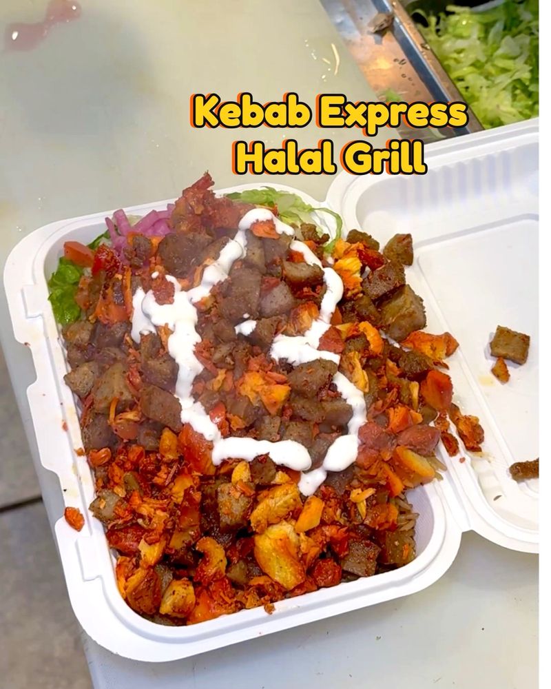 Food from Kebab Express Halal Grill
