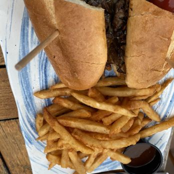 Sands Harbor Resort & Marina - French dip sandwich. - Hotels Near Me - Pompano Beach, Florida Sands Harbor Resort & Marina - French dip sandwich. - Hotels Near Me - Pompano Beach, Florida