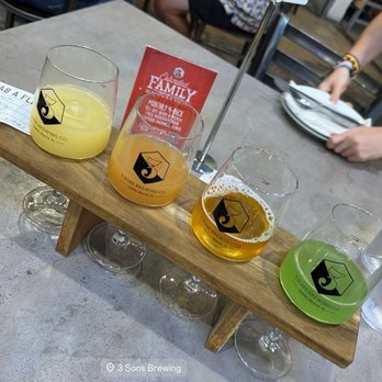 3 Sons Brewing - All the available sour beers on draft - Breweries Near Me - Dania Beach, Florida