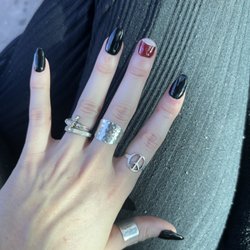 Sexy Nails - Before going in to get the damage nail fixed