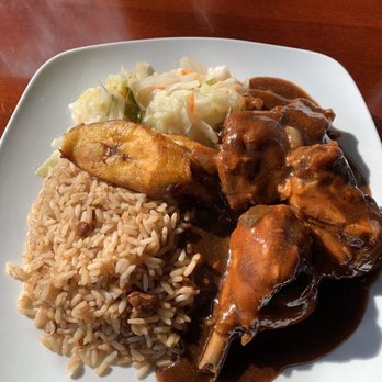 Island Cuisine - Island Cuisine: Stewed chicken with rice and peas, cabbage and plantains. DELICIOUS!! - Caribbean Near Me - Charlotte, North Carolina Island Cuisine - Island Cuisine: Stewed chicken with rice and peas, cabbage and plantains. DELICIOUS!! - Caribbean Near Me - Charlotte, North Carolina