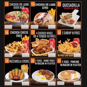 Stop 1 Deli - a menu for a fast food restaurant - Delis Near Me - Brooklyn, New York