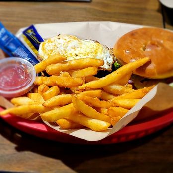 Side Car Cafe - Breakfast burger and fries - American Near Me - Memphis, Tennessee
