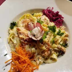 Petrarum Domus - Smoked salmon fettuccine
