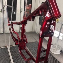 Adler Moto Design - Candy on my race bike frame, a 1997 Harley Sportster