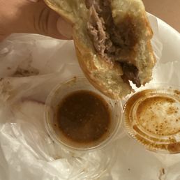 Torta de asada Torta de asada
