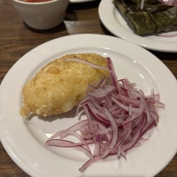 Sabor Latino Restaurant - Papa Rellena Con Pollo - Mexican Near Me - Birmingham, Alabama