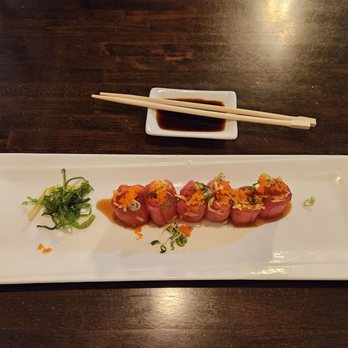 Sushi Q5 Westminster - Special Tuna Sashimi Appetizer is the most flavorful item I have ordered. - Sushi Bars Near Me - Westminster, Maryland Sushi Q5 Westminster - Special Tuna Sashimi Appetizer is the most flavorful item I have ordered. - Sushi Bars Near Me - Westminster, Maryland