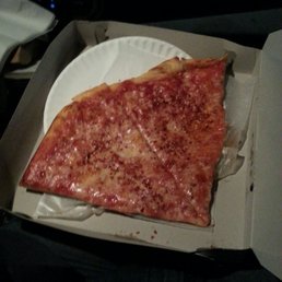 The box is empty! where is the pizza?... this is not $7.00 of pizza ... that is one really big slice or 1 1/4 slices. Benny... what is this?