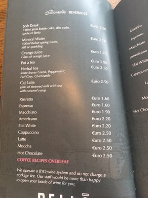 Menu photo 2 Bella Cafe Fermoy, CO