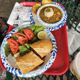 Black bean po boy Black bean po boy