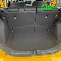 Tom’s Total Detail - After picture of car trunk