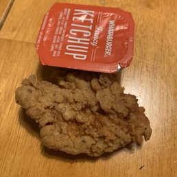 Smallest chicken strip ever!