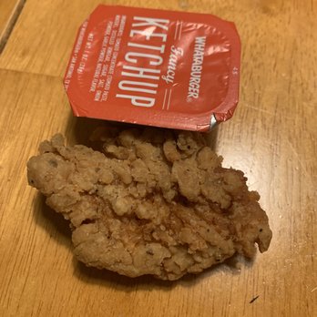 Whataburger - Smallest chicken strip ever! - Fast Food Near Me - Round Rock, Texas