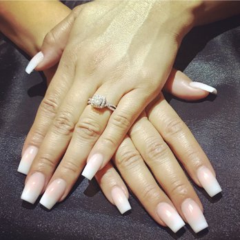 Legends Nails & Spa - Lee's fantastic work! Pink and white ombré - Nail Salons Near Me - Rancho Cucamonga, California Legends Nails & Spa - Lee's fantastic work! Pink and white ombré - Nail Salons Near Me - Rancho Cucamonga, California