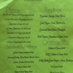 Allway Stop Market - Current Menu (1/2025)