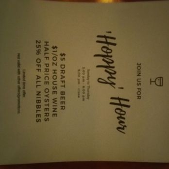 NextDoor Restaurant - Happy hour menu! ( Available from Sunday to Thursday, 3-6pm and 9pm-close) - Canadian (New) Near Me - Markham, Ontario NextDoor Restaurant - Happy hour menu! ( Available from Sunday to Thursday, 3-6pm and 9pm-close) - Canadian (New) Near Me - Markham, Ontario