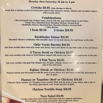 Rancho Grande - Lunch specials Monday thru Saturday 10-2. - Mexican Near Me - Bakersfield, California
