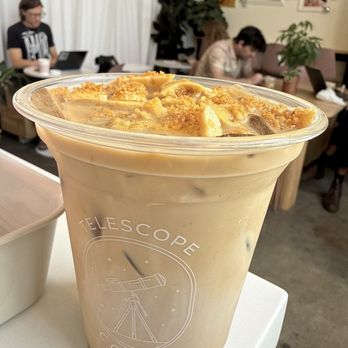 Telescope Coffee - Honeycomb latte - Bakeries Near Me - San Francisco, California Telescope Coffee - Honeycomb latte - Bakeries Near Me - San Francisco, California