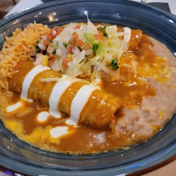 Texas Grill 49 - Chicken Enchiladas - Steakhouses Near Me - Houston, Texas
