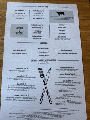 Menu photo 5 Twin Owls Steakhouse Estes Park, CO Menu photo 5 Twin Owls Steakhouse Estes Park, CO