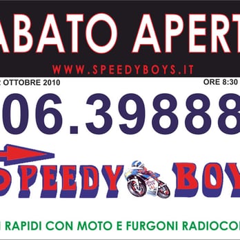 Speedy Boys - pony express roma sabato aperto - Couriers & Delivery Services Near Me - Rome, RM