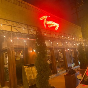 Tuscany - Taylor - outside of restaurant at night - Italian Near Me - Chicago, Illinois
