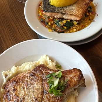 The Avenue - Bone in pork chop and salmon - Bars Near Me - Hot Springs, Arkansas