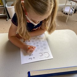 Ross Bridges Learning Center - Handwriting and letter sounds!