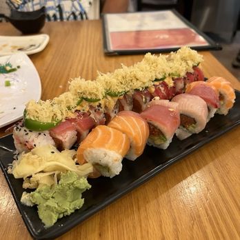 Oishii - Loco on top (asked for thin sliced)  David on bottom - Sushi Bars Near Me - Houston, Texas