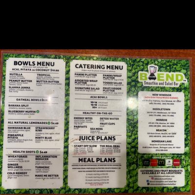 Menu photo 1 Blend Smoothie and Salad Bar- Middletown Middletown, NY