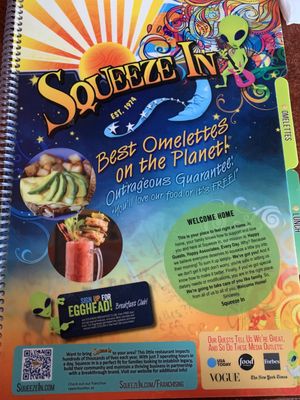 Menu photo 4 Squeeze In Reno, NV
