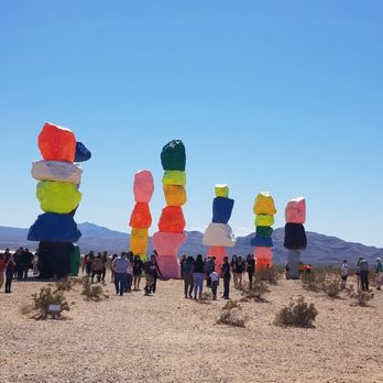 Seven Magic Mountains - Public Art Near Me - Las Vegas, Nevada Seven Magic Mountains - Public Art Near Me - Las Vegas, Nevada