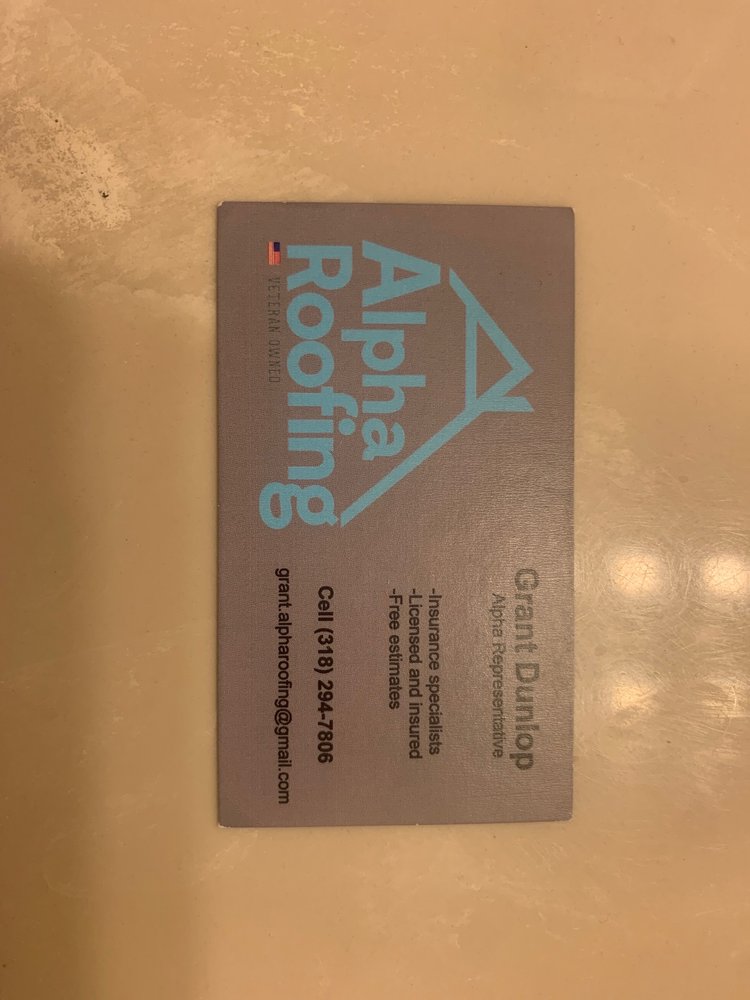Slide of Alpha Roofing