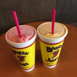 Booster Juice - Strawberry storm, Banango burst $6.95 each