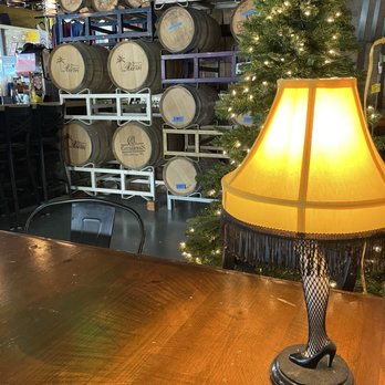 Cotherman Distilling - The barrels and the leg! - Distilleries Near Me - Dunedin, Florida