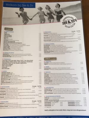 Menu photo 3 Zee En Zo Strandpaviljoen Petten, NH Menu photo 3 Zee En Zo Strandpaviljoen Petten, NH
