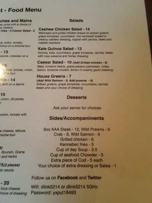 Menu photo 7 The Bent Mast Victoria, BC Menu photo 7 The Bent Mast Victoria, BC
