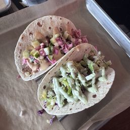 Lemon Basil Shrimp Taco